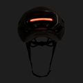 Cyklistická prilba ABUS Taipan LED graphite silver 9