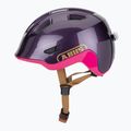 Detská cyklistická prilba ABUS Smiley 3.0 ACE LED royal purple 3