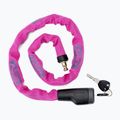 Zámok na bicykel ABUS Steel-O-Chain 5805K/75 ružový 72492 2