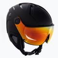Lyžiarska prilba Alpina Attelas Visor QVM black matte