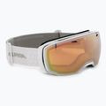 Lyžiarske okuliare Alpina Estetica Q-Lite pearlwhite gloss/mandarin sph