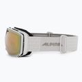 Lyžiarske okuliare Alpina Estetica Q-Lite pearlwhite gloss/mandarin sph 4