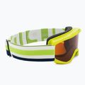 Detské lyžiarske okuliare Alpina Piney lime matt/orange