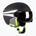 Detské lyžiarske prilby Alpina Zupo Visor Q-Lite charcoal/neon matt