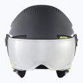 Detské lyžiarske prilby Alpina Zupo Visor Q-Lite charcoal/neon matt 10