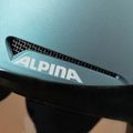 Lyžiarska prilba Alpina Arber Visor Q Lite petrol/green matt 9