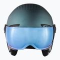 Lyžiarska prilba Alpina Arber Visor Q Lite petrol/green matt 11