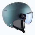 Lyžiarska prilba Alpina Arber Visor Q Lite petrol/green matt 13