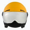 Detská lyžiarska prilba Alpina Zupo Visor Q-Lite burned/ yellow matt 2