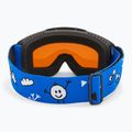 Detské lyžiarske okuliare Alpina Piney black/blue matt/orange 3