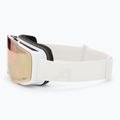 Lyžiarske okuliare Alpina Taos QV white matt/ gold 4