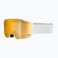 Lyžiarske okuliare Alpina Taos QV white matt/ gold 5