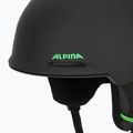 Detská lyžiarska prilba Alpina Brix black/ neon matt 7