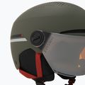 Detská lyžiarska prilba Alpina Zupo Visor Q-Lite olive/ red matt 7