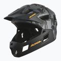 Detská cyklistická prilba Alpina Rupi black camo/orange matt
