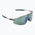 Slnečné okuliare Alpina Turbo Pro Q-Lite sivé transparentné lesklé/strieborné zrkadlové