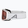 Lyžiarske okuliare Alpina Venet QV matt white/gold 4