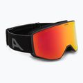 Lyžiarske okuliare Alpina Venet Q-Lite black matt/red