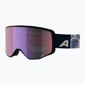 Lyžiarske okuliare Alpina Venet M Q-Lite  white/lilac matt