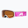 Detské lyžiarske okuliare Alpina Piney 2.0 white/pink matt