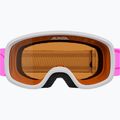 Detské lyžiarske okuliare Alpina Piney 2.0 white/pink matt 2