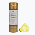 Bedmintonové košíky VICTOR Nylon Shuttle 2000 fast 6 ks. žltá