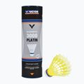 Bedmintonové košíky VICTOR Nylon Shuttle 3000 medium 6 ks. žltá