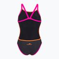 Dámske jednodielne plavky aquaFeel Training V-Back grey/smoke 2