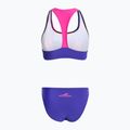Dámske dvojdielne plavky aquafeel Racerback blue pink flames 2