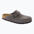 Šľapky BIRKENSTOCK Boston Soft Footbed Oiled Leather Narrow iron 8