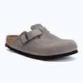 Šľapky BIRKENSTOCK Boston Soft Footbed Oiled Leather Narrow iron