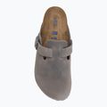 Šľapky BIRKENSTOCK Boston Soft Footbed Oiled Leather Narrow iron 5