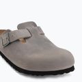 Šľapky BIRKENSTOCK Boston Soft Footbed Oiled Leather Narrow iron 7