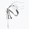 Dámske lyžiarske palice LEKI Bliss silvergrey/white/rose gold 5