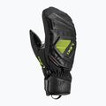 Detské lyžiarske rukavice LEKI WCR C-Tech 3D Junior Mitt black/ice lemon 2