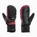 Detské lyžiarske rukavice LEKI Griffin 3D Junior Mitt black/ rose