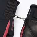 Dámske lyžiarske rukavice LEKI Vallarta 3D Mitt black/ rose 6