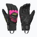 Lyžiarske rukavice LEKI WCR Core TR black/neon pink/neon yellow
