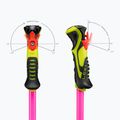 Detské lyžiarske palice LEKI WCR Evo Lite SL TR neon pink/black/neon yellow 7