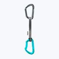 Expreska lezecká EDELRID Pure Set II 18 cm slate-icemint