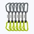 EDELRID Pure 6-dielna lezecká expresná súprava. 10 cm bridlica/oáza