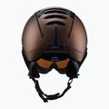 Lyžiarska prilba CASCO SP-2 Carbonic Visor brown 07.3733 3