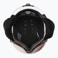 Lyžiarska prilba CASCO SP-2 Carbonic Visor white 07.3737 5