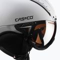 Lyžiarska prilba CASCO SP-2 Carbonic Visor white 07.3737 6