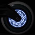 Powerslide Graphix LED Wheel 100 ľavý biely 905345 kolieska na kolieskové korčule 5