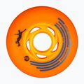 Kolieska na kolieskové korčule Powerslide King of Slides 4 pcs 76 mm/90A orange/orange 2