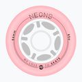 Kolieska na kolieskové korčule Powerslide Neons LED 84 mm/85A 4 pcs. rose