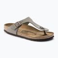 Šľapky BIRKENSTOCK Gizeh Birkibuc Narrow stone