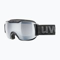 Lyžiarske okuliare UVEX Downhill 2 S LM black mat/mirror silver/clear 55//438/226 6