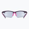 UVEX Sportstyle 802 Small V fialovo ružové matné/dymové slnečné okuliare 3
